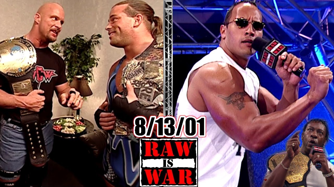 WWF RAW — 13 августа 2001 г., полный обзор — 6 дней до SummerSlam — конкурс промо-акций Rock & Y2...