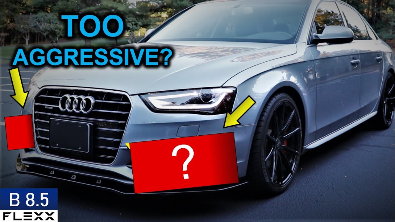 This trim piece made the front of my A4 even MORE AGGRESSIVE!