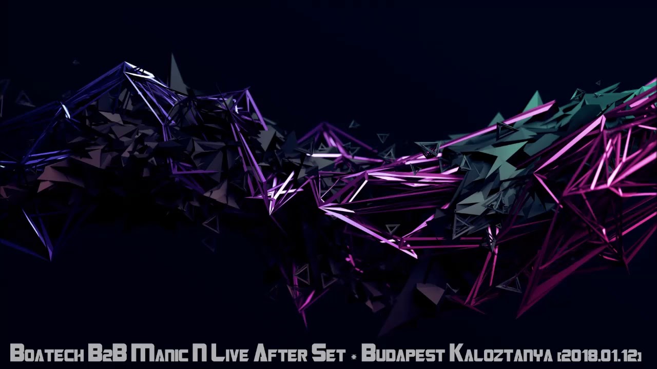 Boatech B2B Manic N Live After Set @ Budapest Kal&oacute;ztanya [2018.01.12]