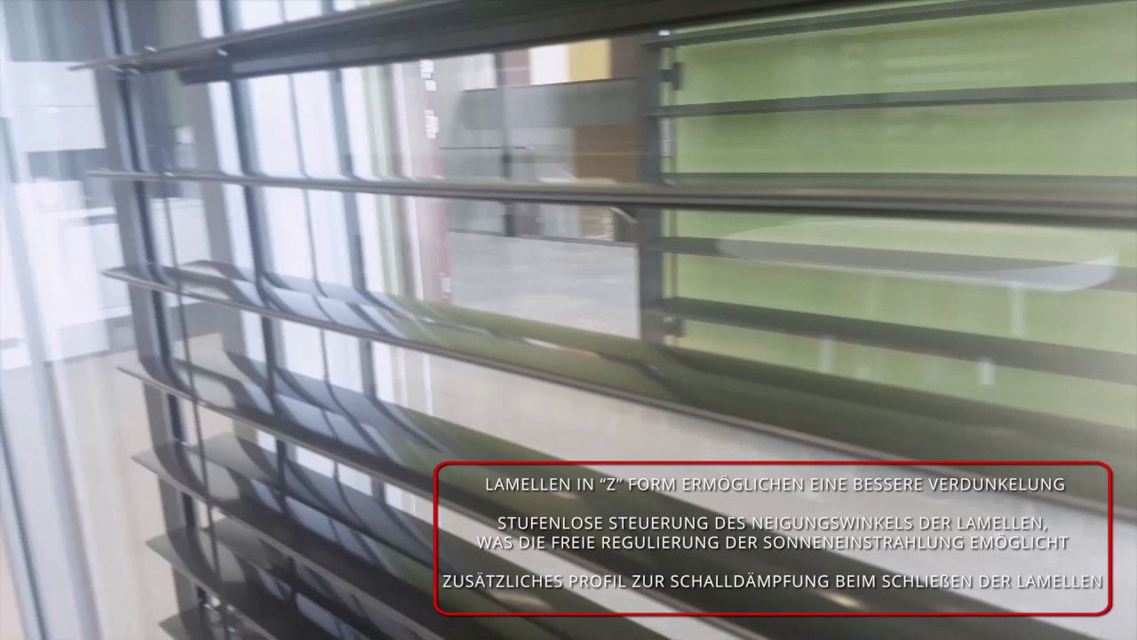 Raffstoren System Z90 - Produktpräsentation