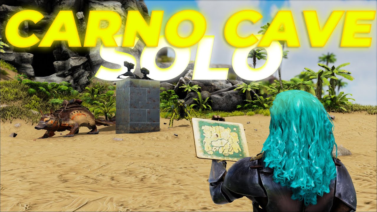 I SOLO Claimed Carno Cave On ARK's Most Populated PvP server!