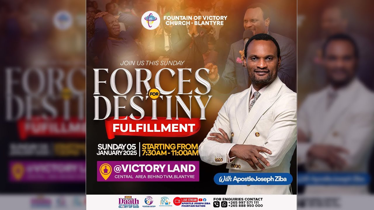 Sunday Morning Service 05.01.2025 | Forces for Destiny Fulfillment  | With Apostle Joseph Ziba