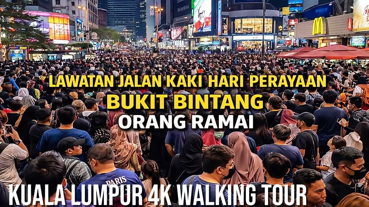 Hebat Menghiburan Bukit Bintang Dah Gila!😱| Kuala Lumpur 4K Walking Tour ❤️🇲🇾