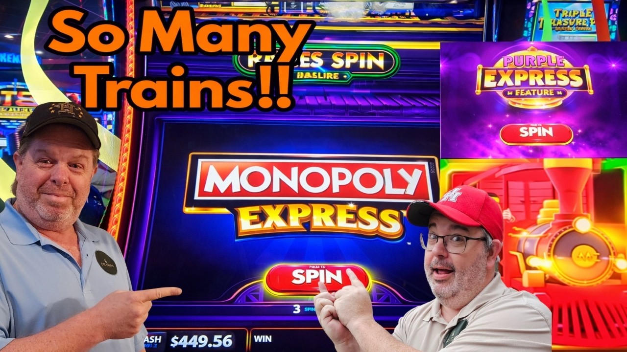 Red Trains are hitting on Monopoly Express Slot at Coushatta!
