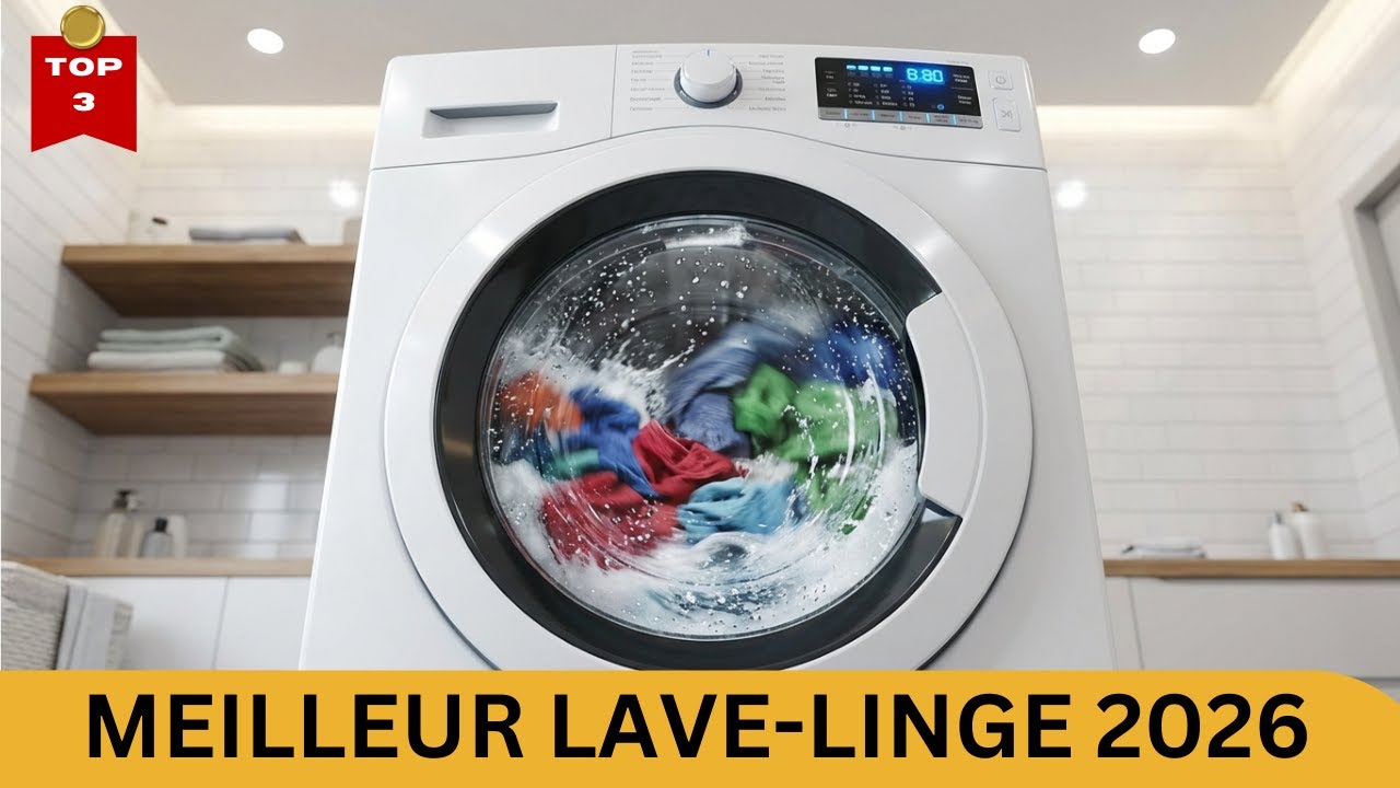 LAVE-LINGE – Top 3 des meilleurs modèles (Comparatif & Avis 2026)