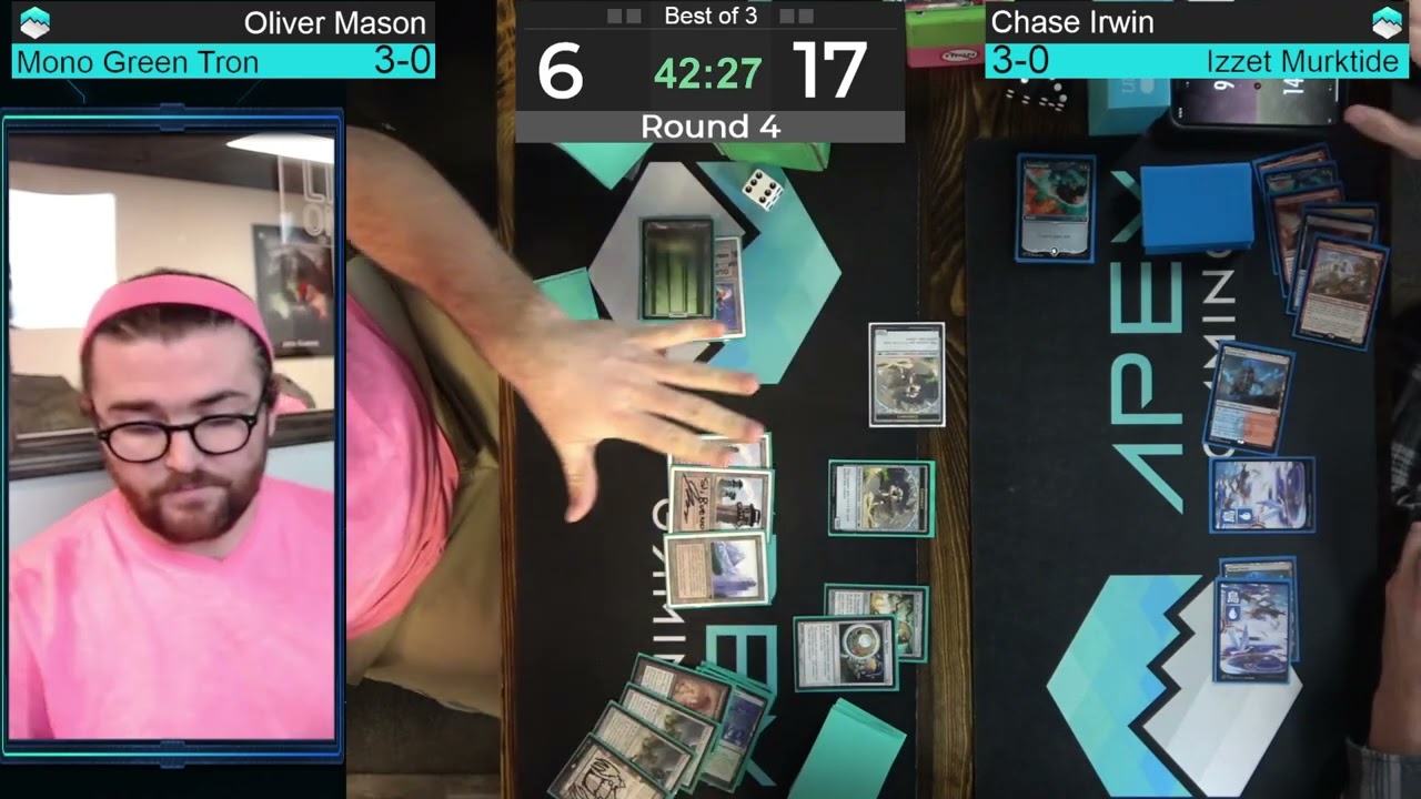 [17.11.23] Modern LCQ | Mono-Green Tron против Izzet Murktide | Раунд 4