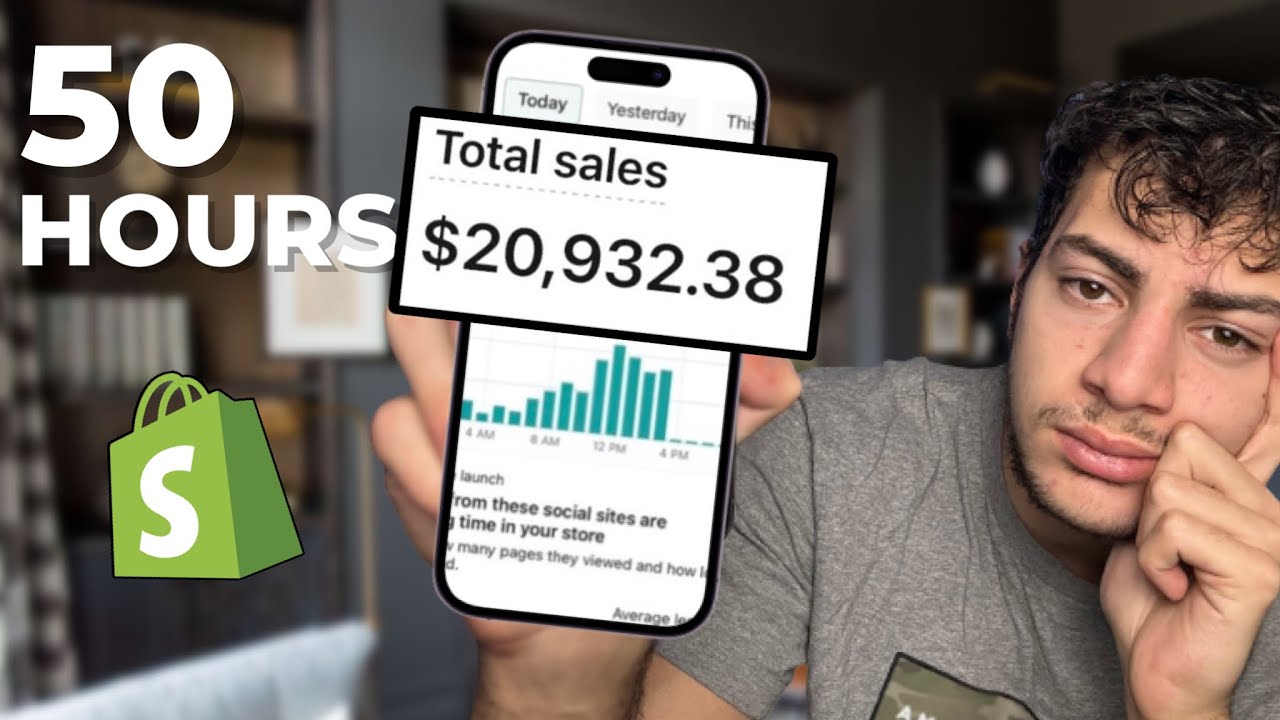 50 Hour Shopify Dropshipping Challenge With $50
