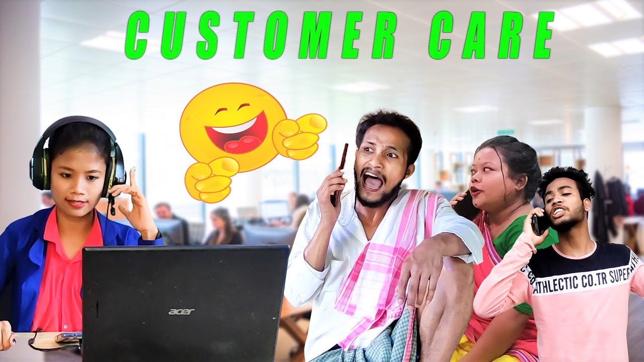 Customer care//Funny Video//khitei kai assamese comedy//Assamese new video 2021