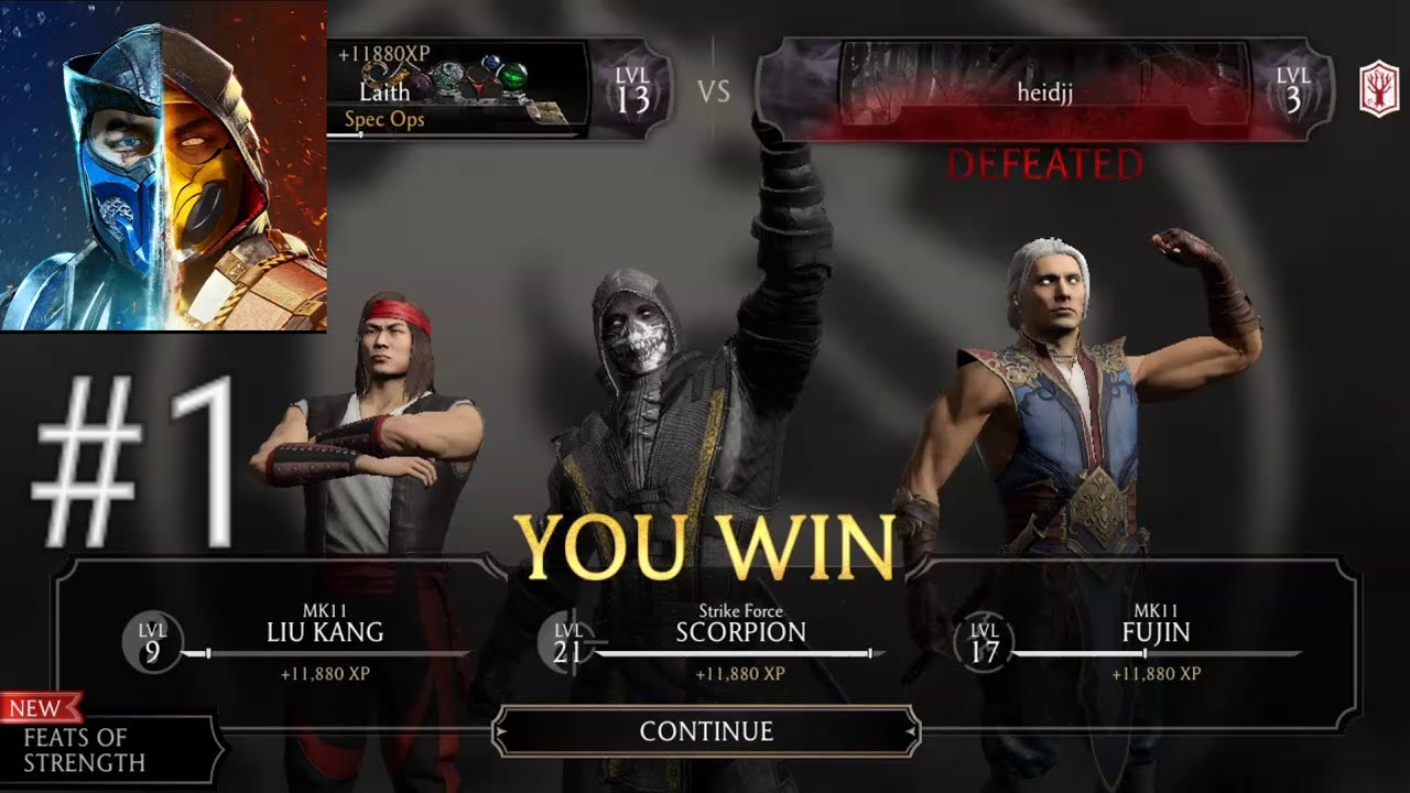 mortal kombat mobile #1 (SCORPION-STRIKE FORCE)