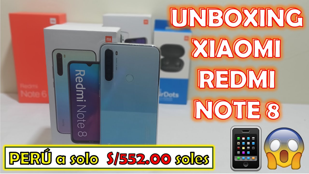 Linio envío internacional - Unboxing REDMI NOTE 8 PERÚ / a solo S/ 552.00 soles ¿Confiable?