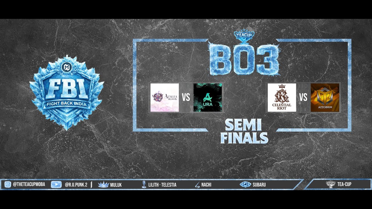 🔴 LIVE | FBI - TEACUP | ENGLISH - SEMI FINAL