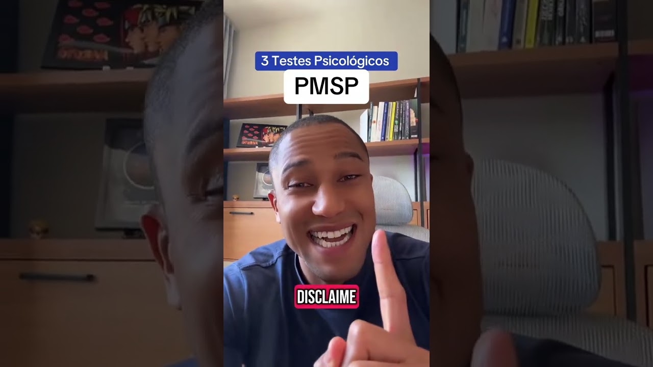 Três testes psicológicos da PMSP