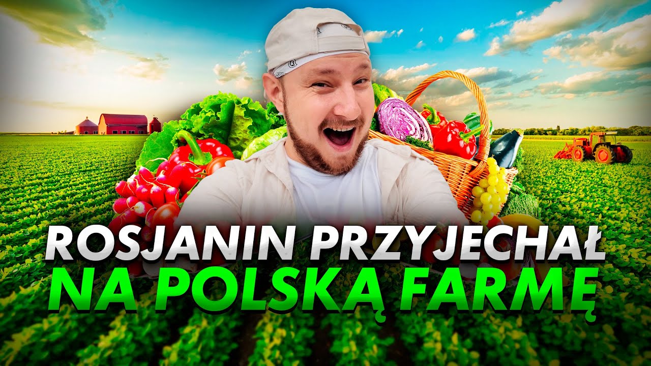 Rosjanin zszokowany polską farmą.