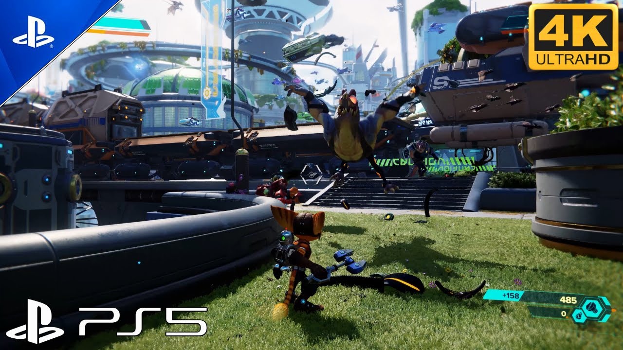 Ratchet & Clank Rift Apart Gameplay (PS5) 4K 60FPS
