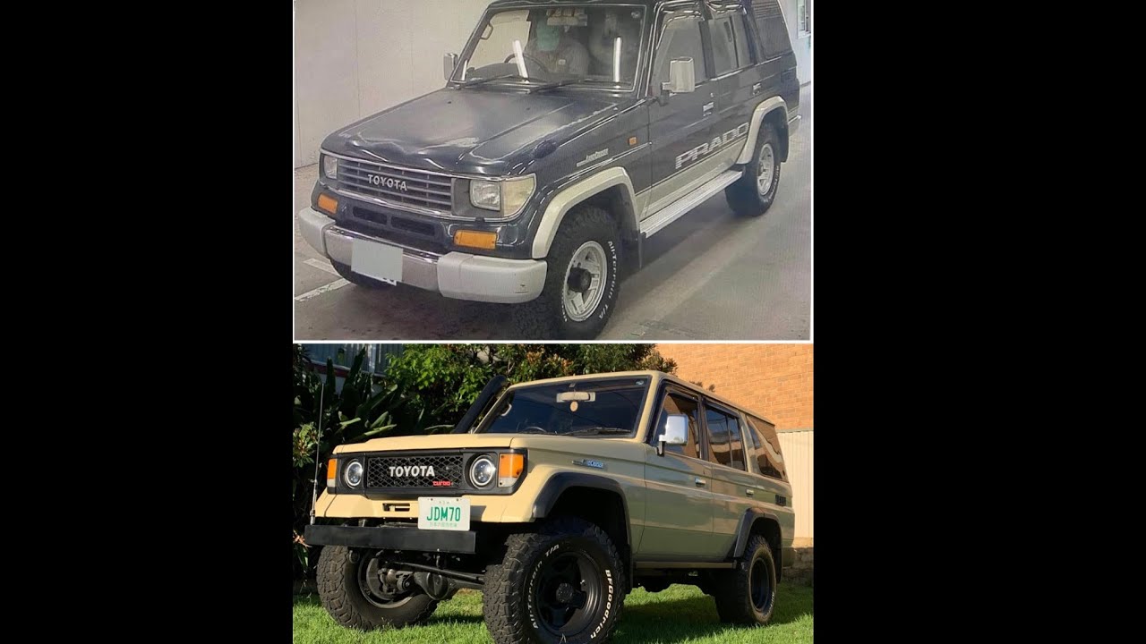 KZJ78 Land Cruiser Prado Upgrade: Build Lifted, Respray and Bundera Front End Swapped