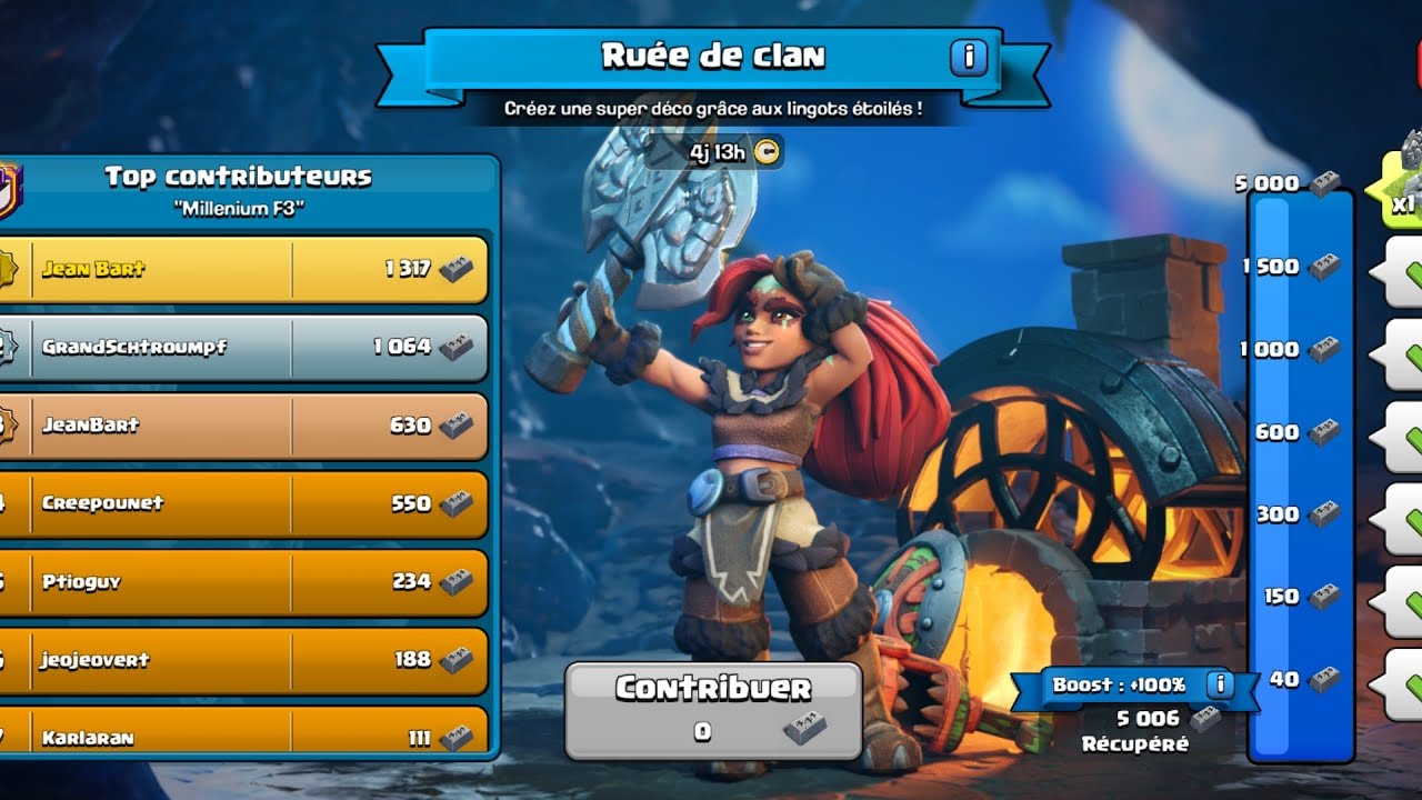Clash of Clan, ruée de clan. J'ouvre 60 coffres 🤣