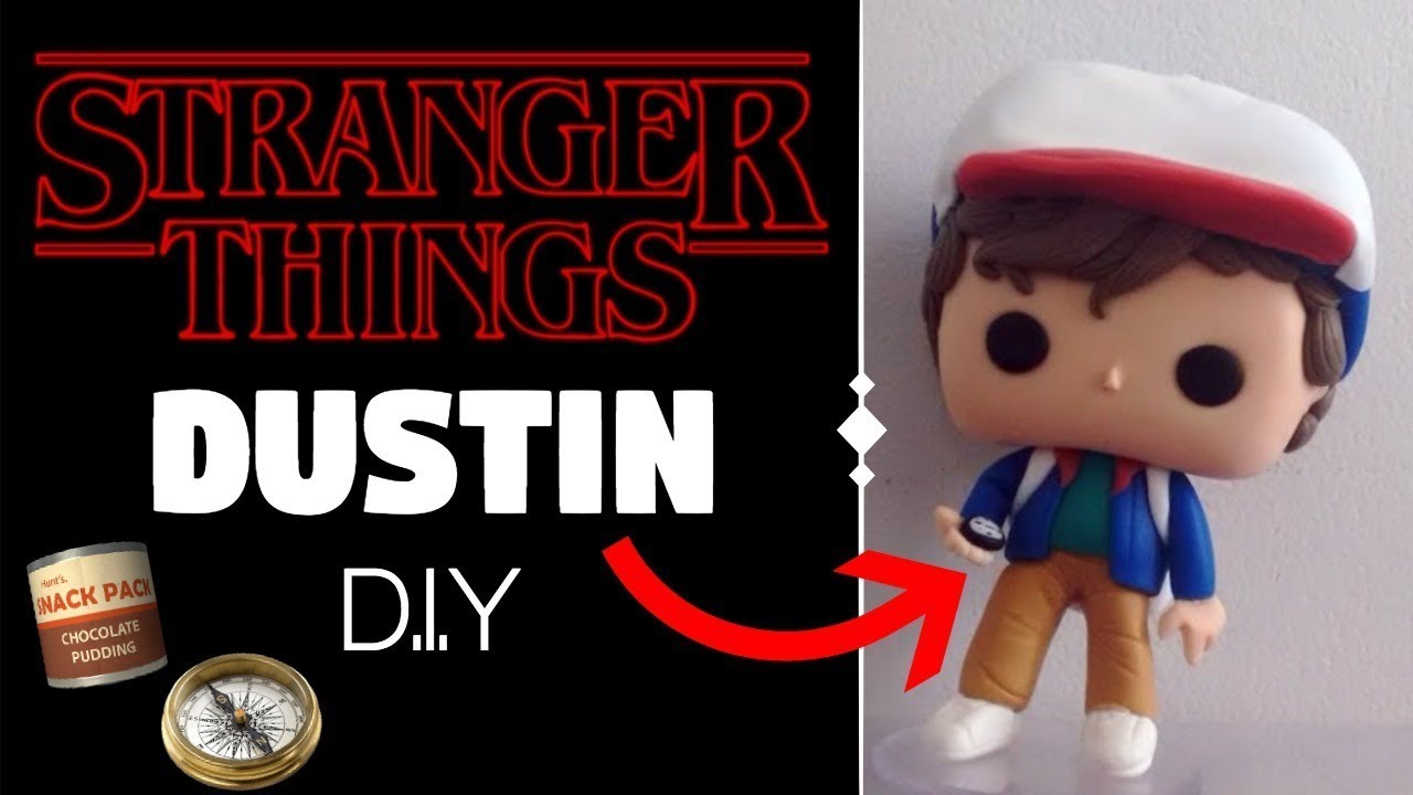 DUSTIN STRANGER THINGS | FUNKO POP DE BISCUIT | TUTORIAL