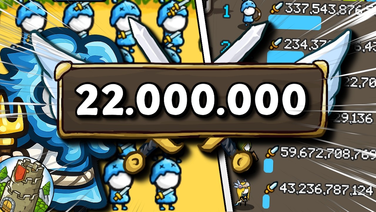 BUILD AND ITEMS after 22.000.000 waves | Grow Castle Gold Build