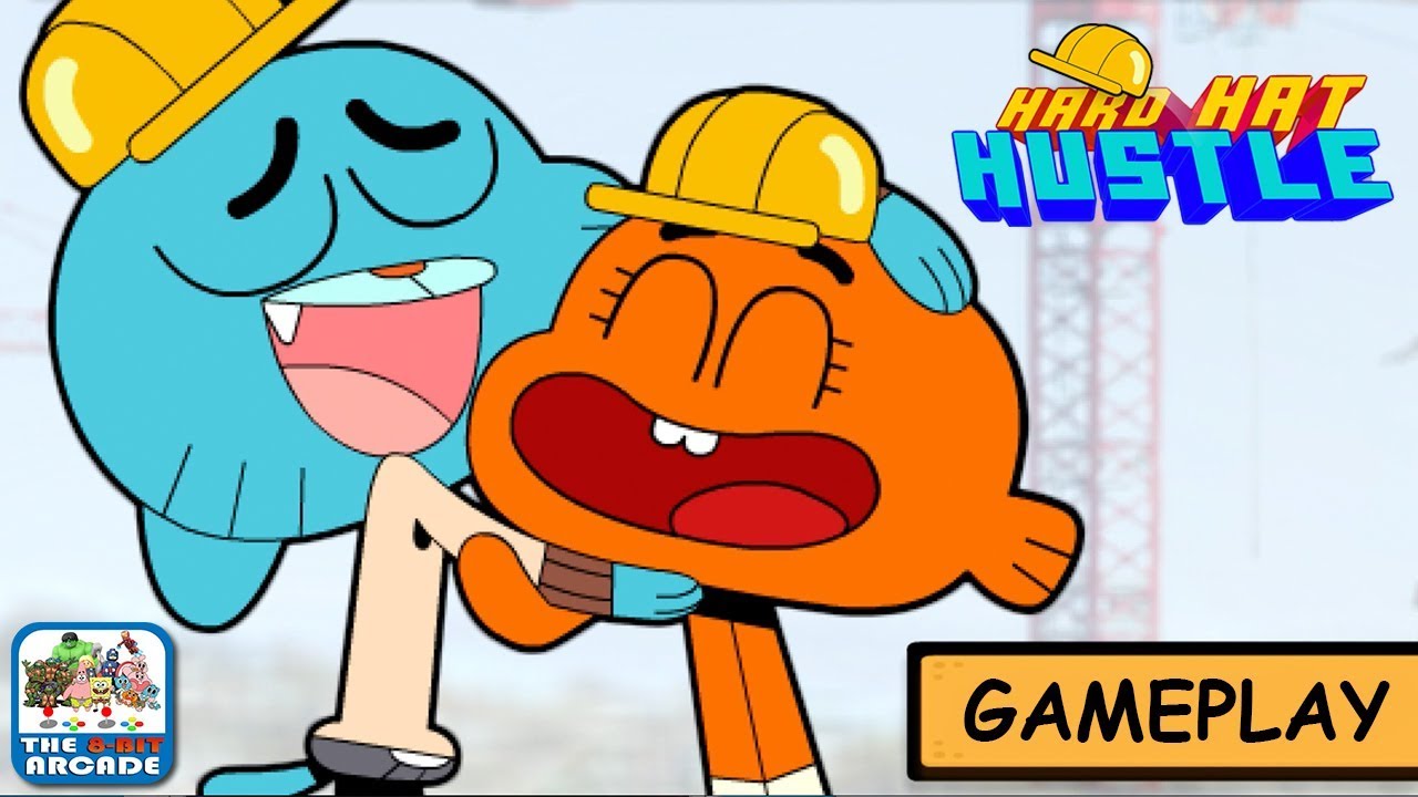 The Amazing World of Gumball: Hard Hat Hustle - Yay! You Saved Darwin! (Cartoon Network Games)