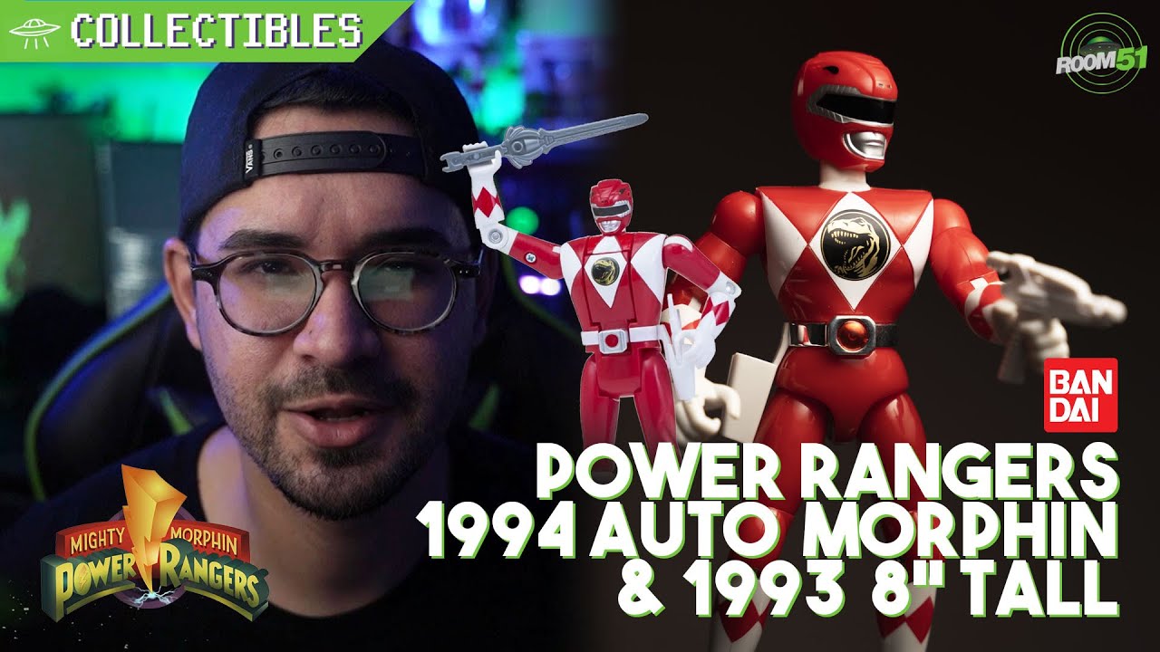 Mis dos JUGUETES de la INFANCIA | Bandai America | Mighty Morphin Power Rangers | RED RANGER