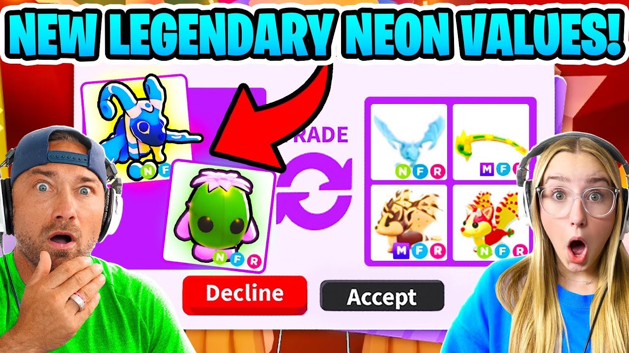 Cammy Made The BEST Trades Ever For The NEW NEON CACTUS FRIEND & NEON CRIOSPHINX! Adopt me