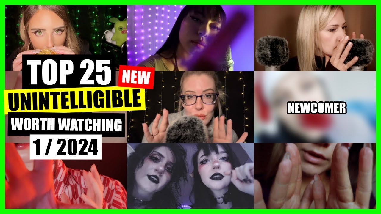 ASMR / INAUDIBLE / UNINTELLIGIBLE (Whispering, Close Up) / ASMR Charts