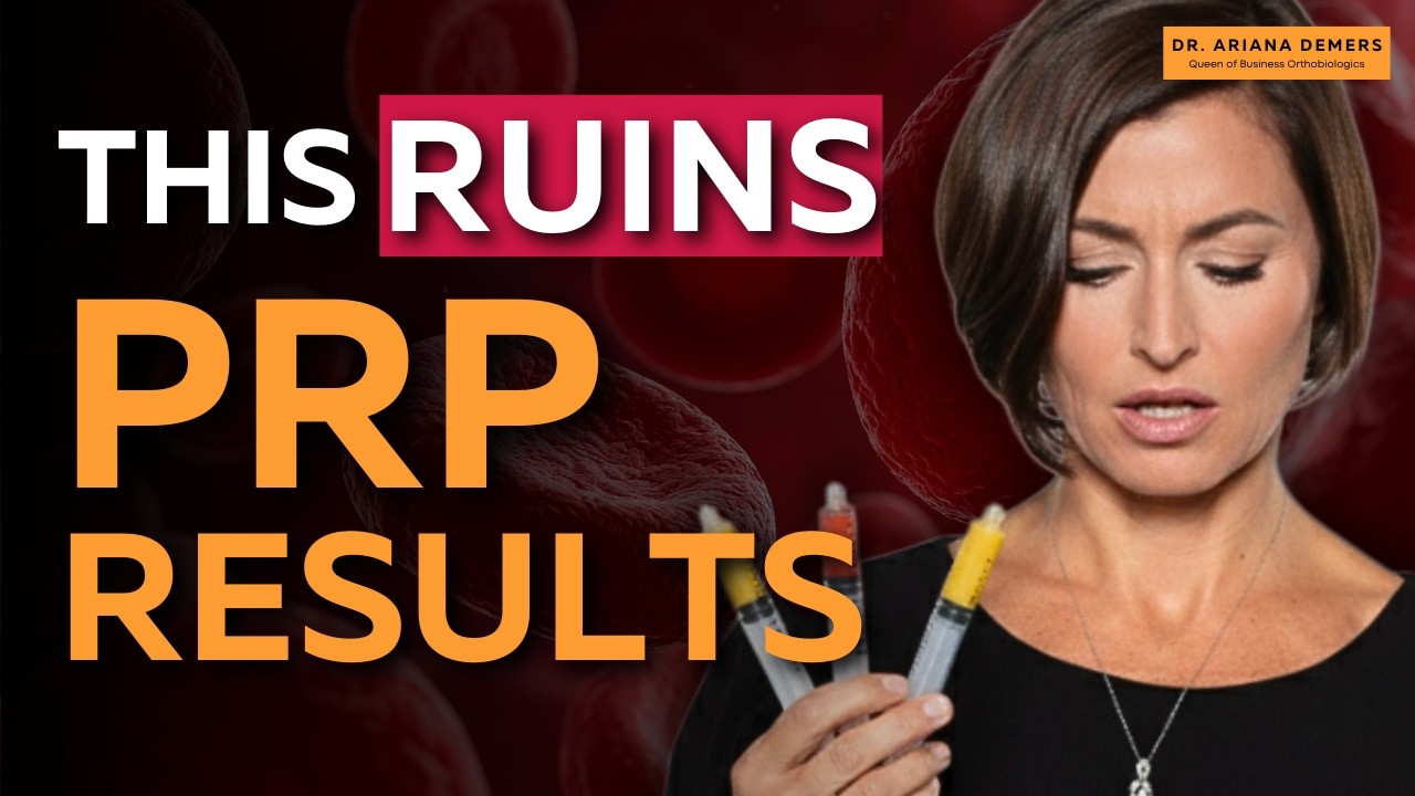 Your PRP Technique Is Probably Failing Patients