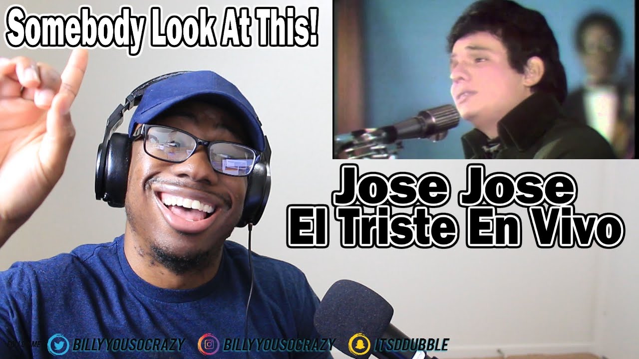 Jose Jose - El Triste (En Vivo) 1970 REACTION! SO MUCH PASSION IN HIS VOICE