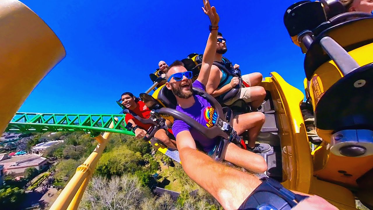 Мы прокатились на всех лучших американских горках в Busch Gardens Tampa