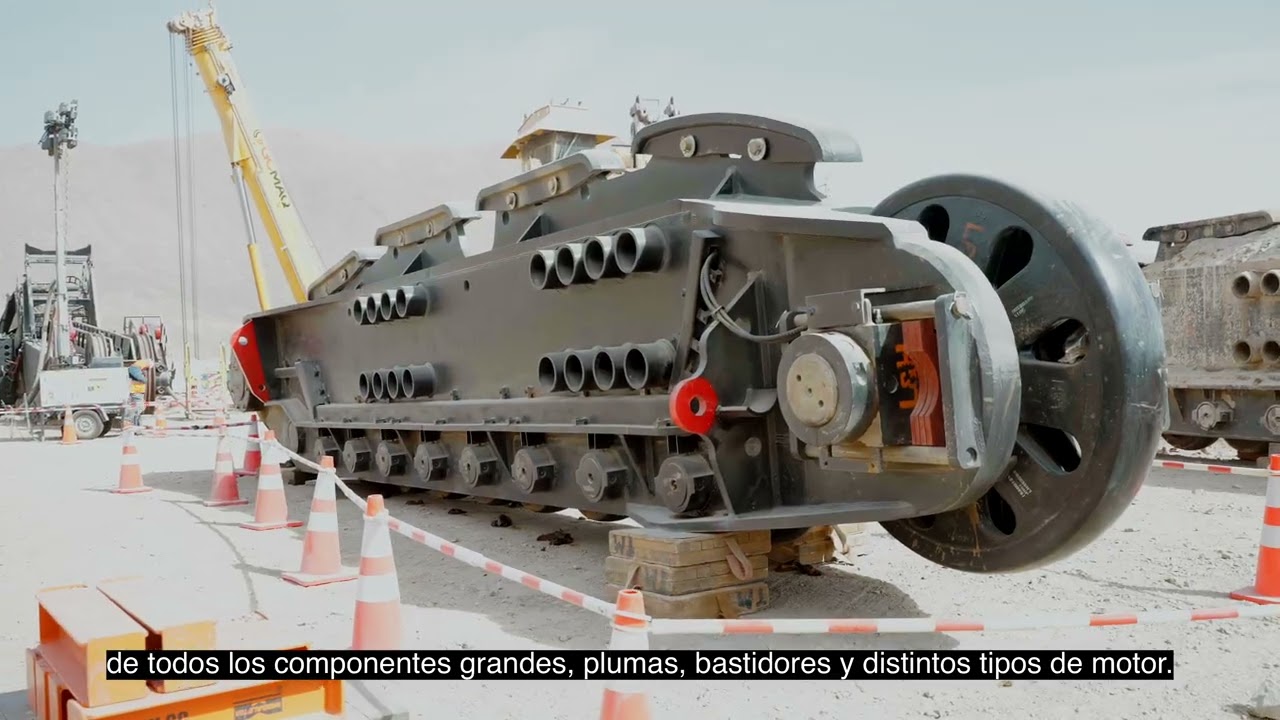 Así se renueva una pala eléctrica ingeniería y logística en acción: Overhaul Pala 203