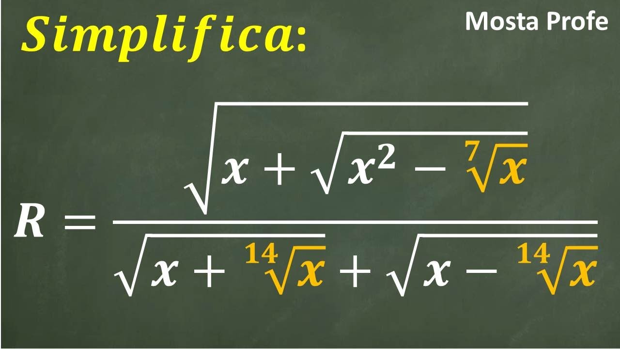 Simplificación de Expresiones Algebraicas Compuestas Radicales con Variables Raíces Múltiples | 10