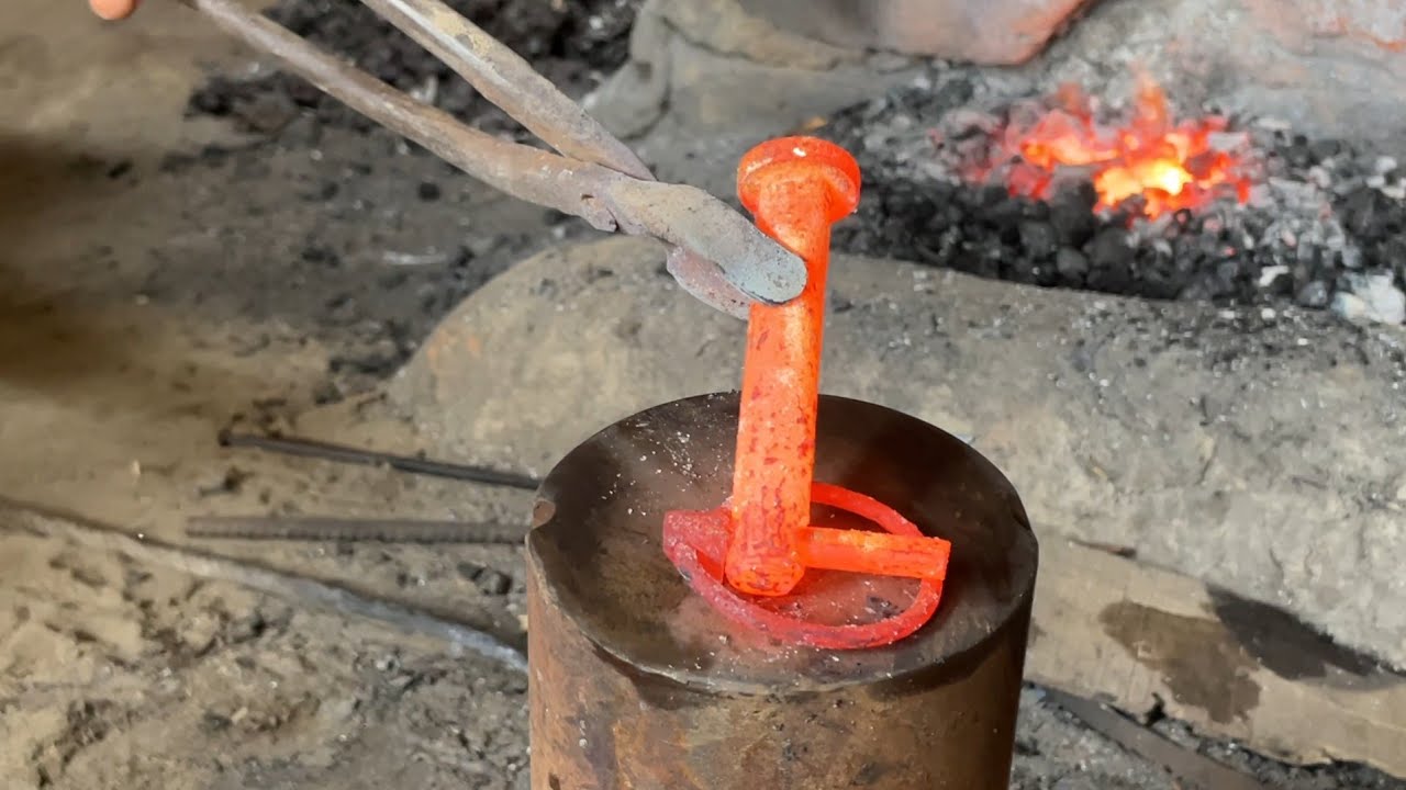 Made a Fork spoon making process// Blacksmith// #viralvideo #handmade #spoon 
