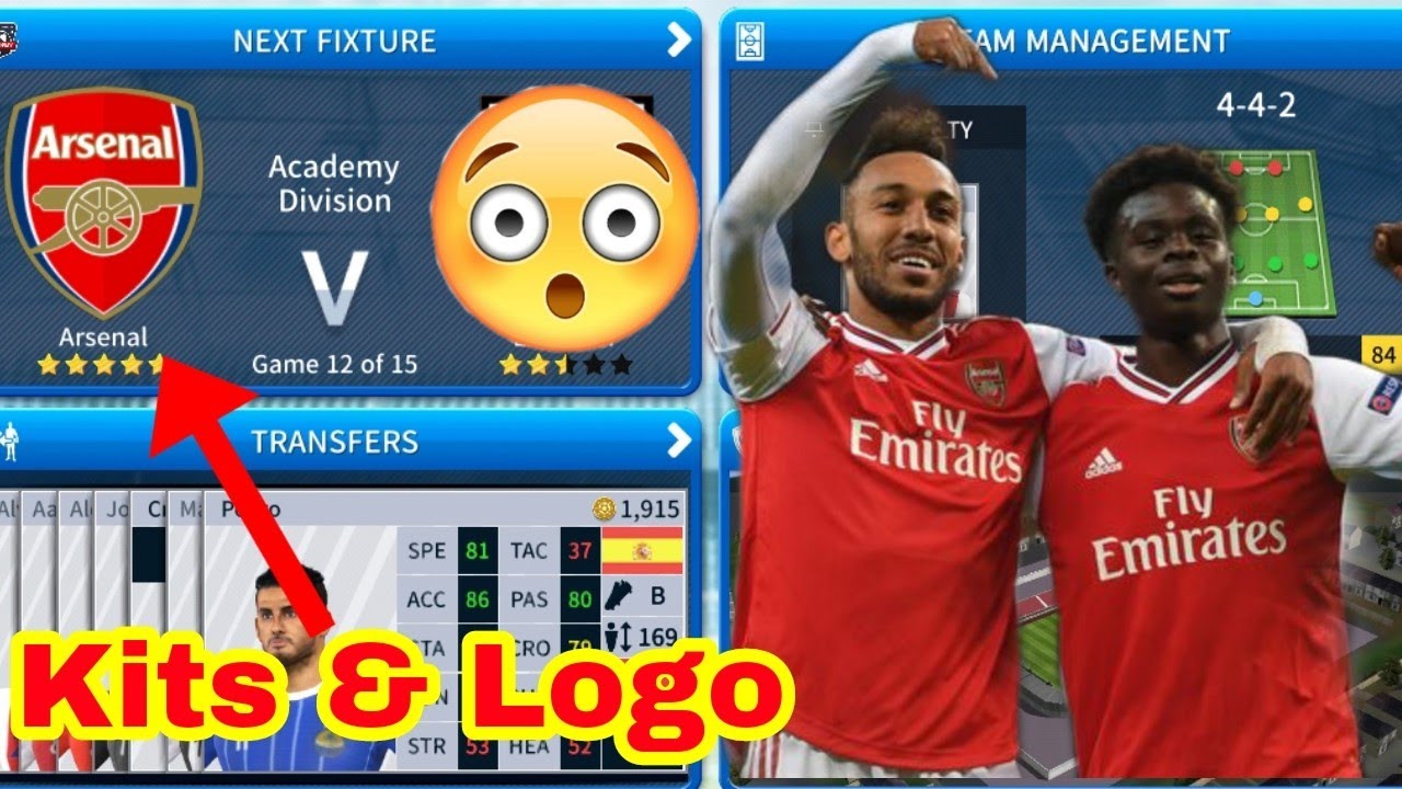 How to create Arsenal New Kits & Logo 2021/2022 | Dream League Soccer 22
