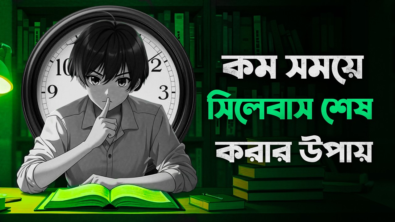 কম সময়ে দ্রুত সিলেবাস শেষ করার উপায় 😱 | FASTEST WAY to Cover syllabus in LESS TIME