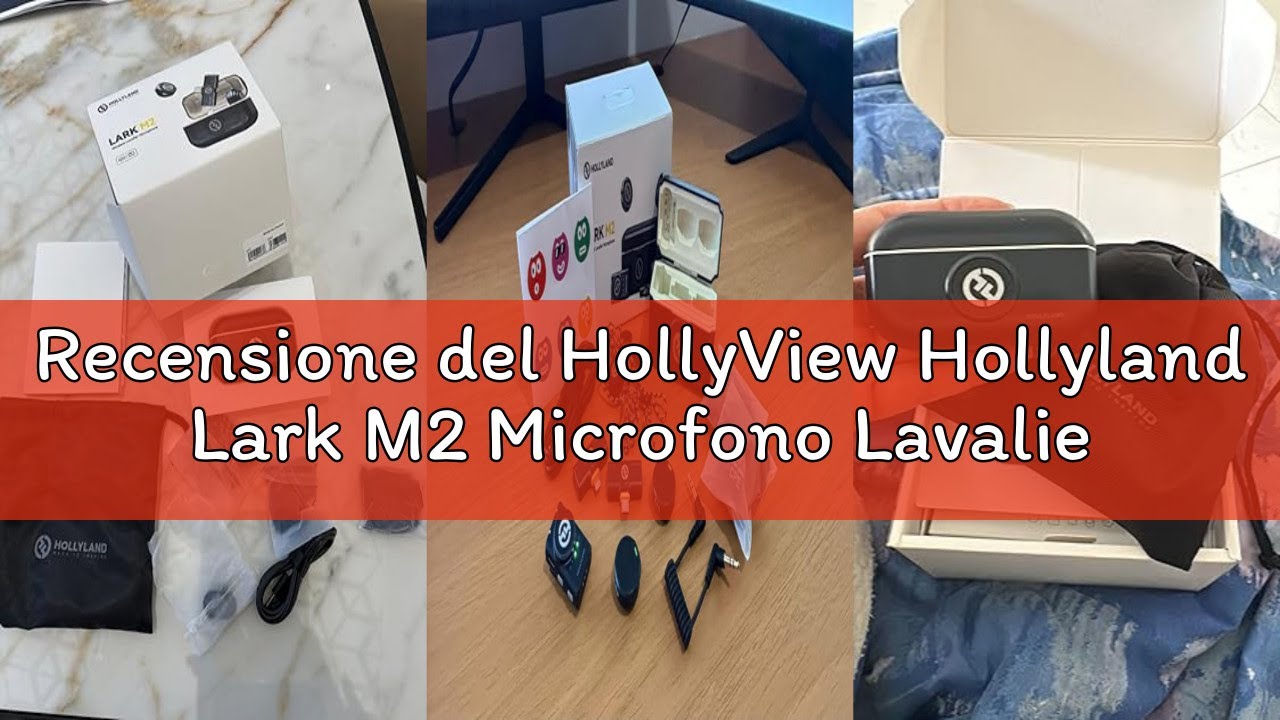Recensione del HollyView Hollyland Lark M2 Microfono Lavalier Wireless (2TX+1RX) per Telefoni Androi
