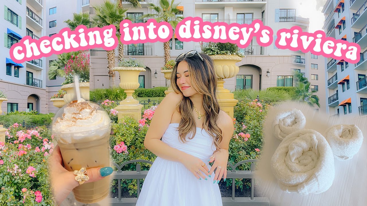 CHECKING INTO DISNEY'S RIVIERA RESORT | riviera sleepover series part 1 🤍✨