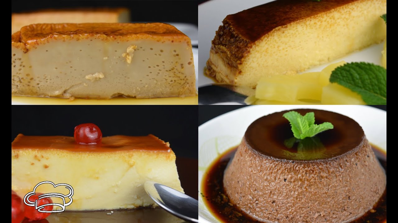 5 recetas para hacer flan casero, aprende todos mis trucos