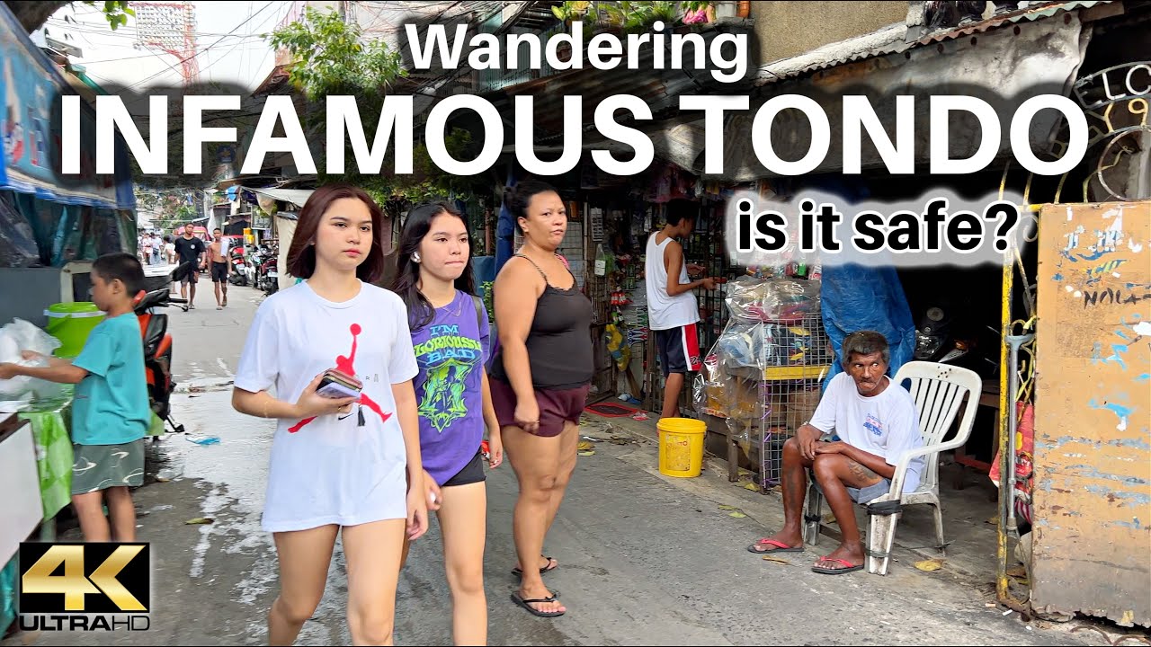 Is it Safe to Walk in Tondo Manila Philippines? [4K]