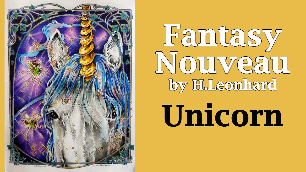 My first page colored with SOUCOLOR pencils. I love them! 'Fantasy Nouveau' #coloring book