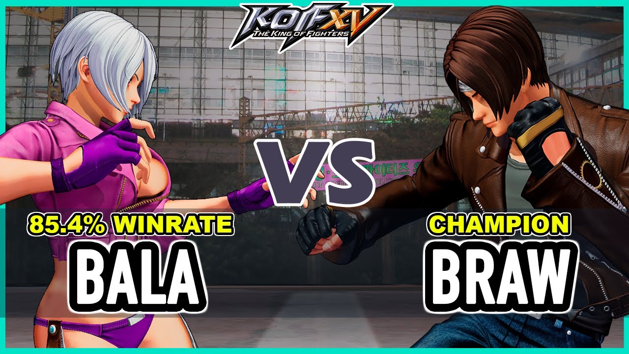 KOF XV 🔥 Bala (Ángel/K'/Iori) vs Braw (Kyo/Rock/Iori)