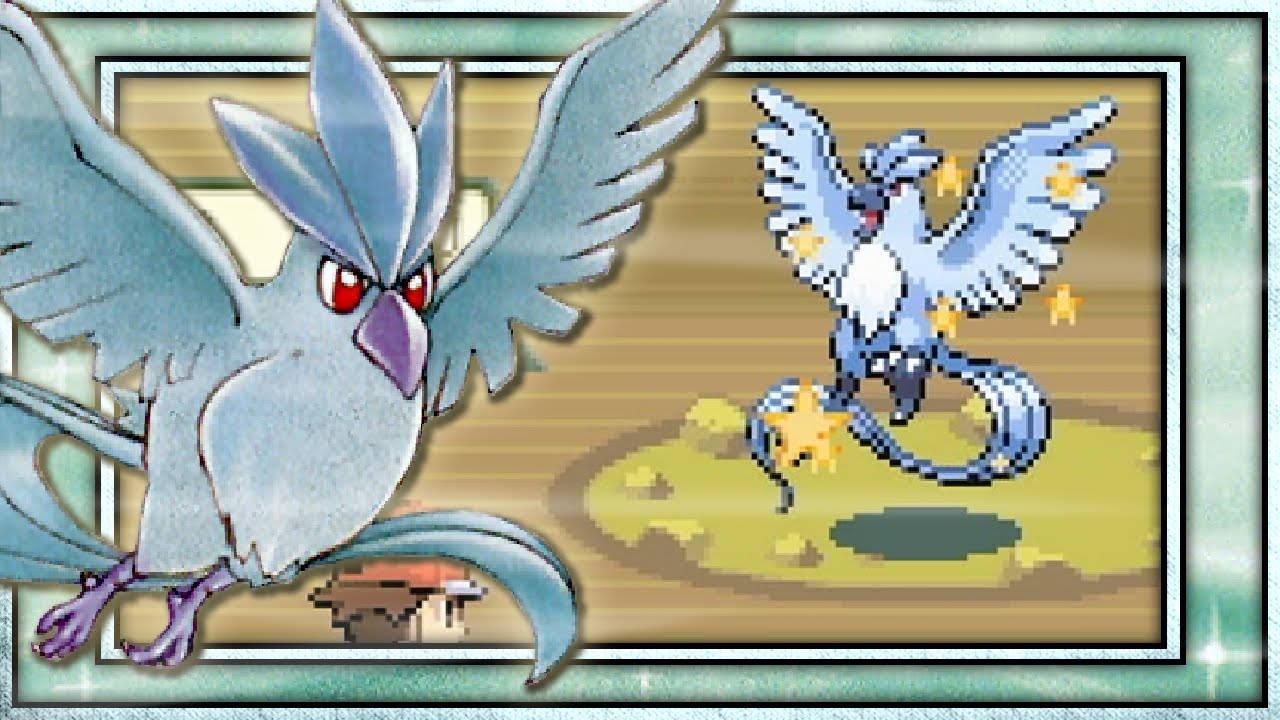 Live Shiny Articuno on Leafgreen after 1,062 SRs