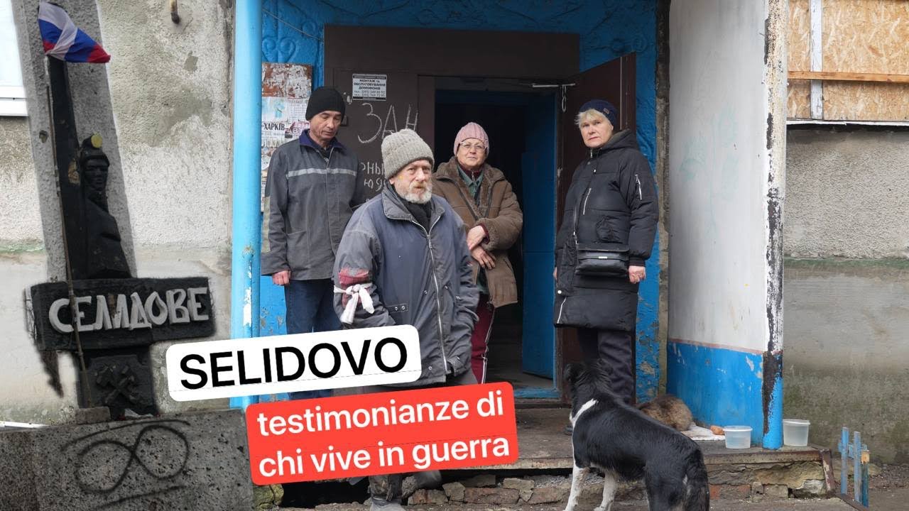 Selidovo, al fronte tra i civili