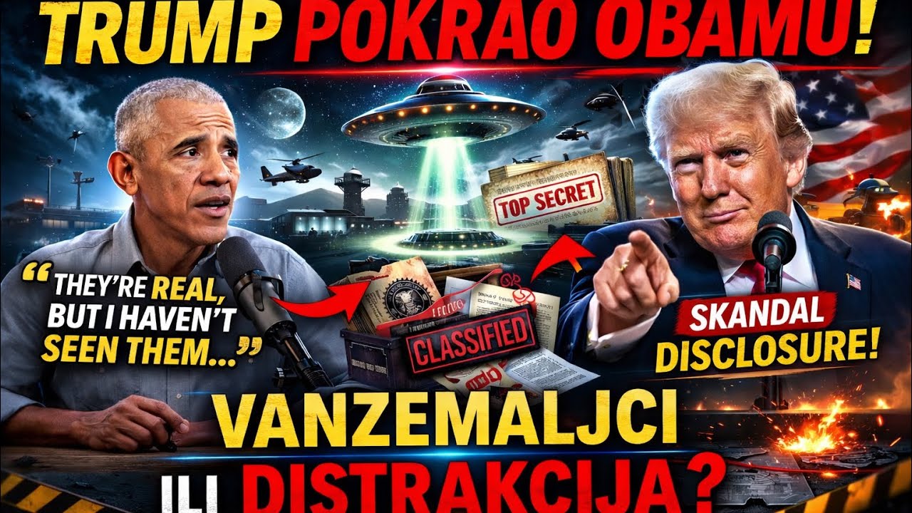 Dosije sistema: TRUMP POKRAO OBAMU? ALIEN DOSIJE KOJI MENJA IGRU