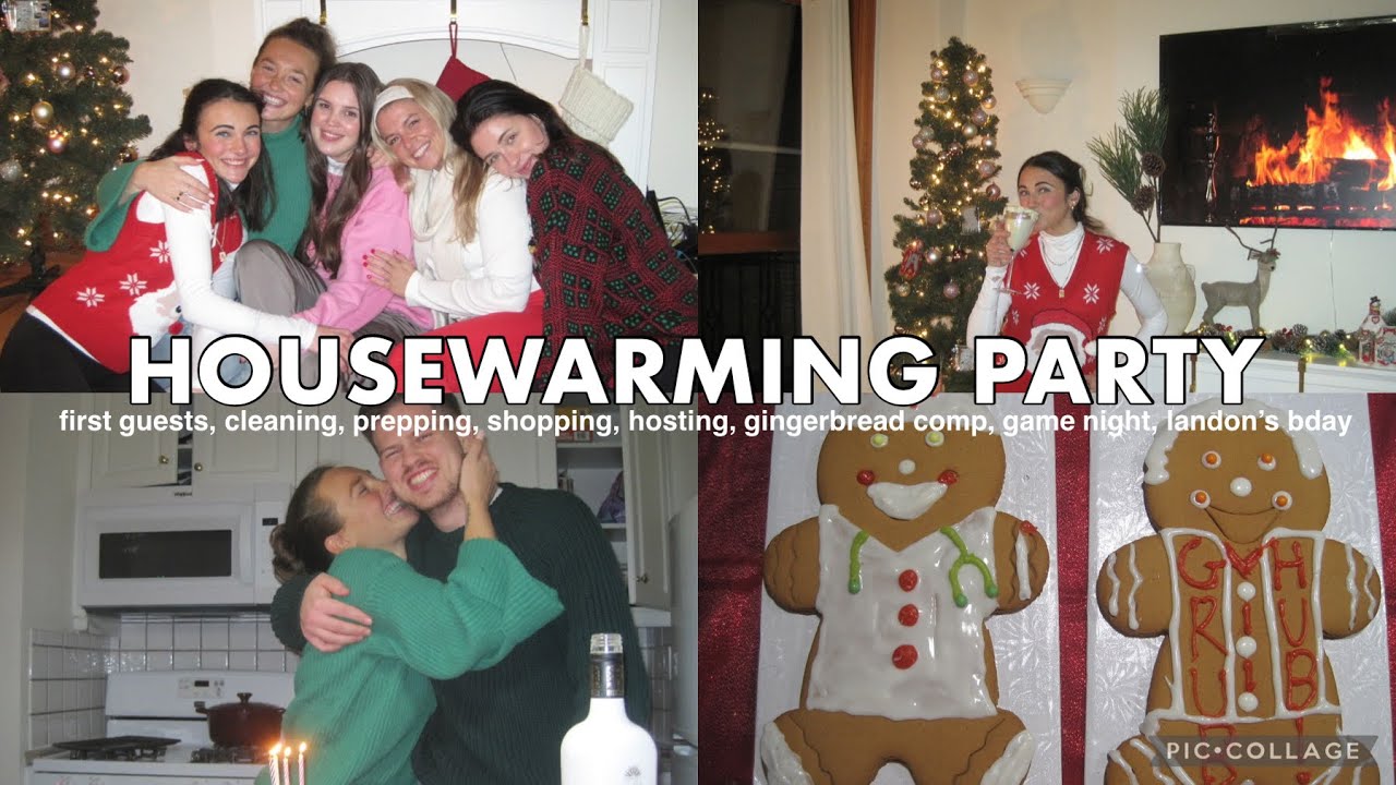 VLOGMAS 13 |  my first time hosting in my new apartment! christmas cocktails, gingerbread, friends❤️