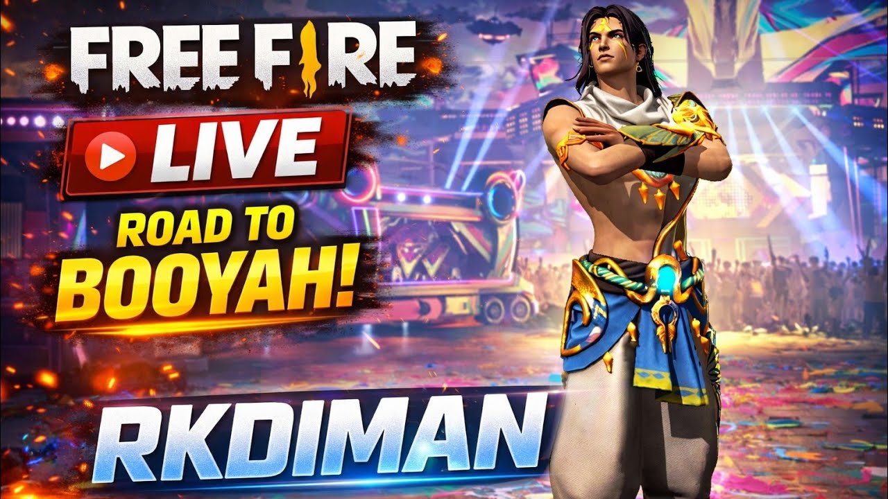 🔴 LIVE FREE FIRE RANK PUSH | Grandmaster Grind 🔥 Hindi Live  #live​ #trending​ #gaming​ #freefire​