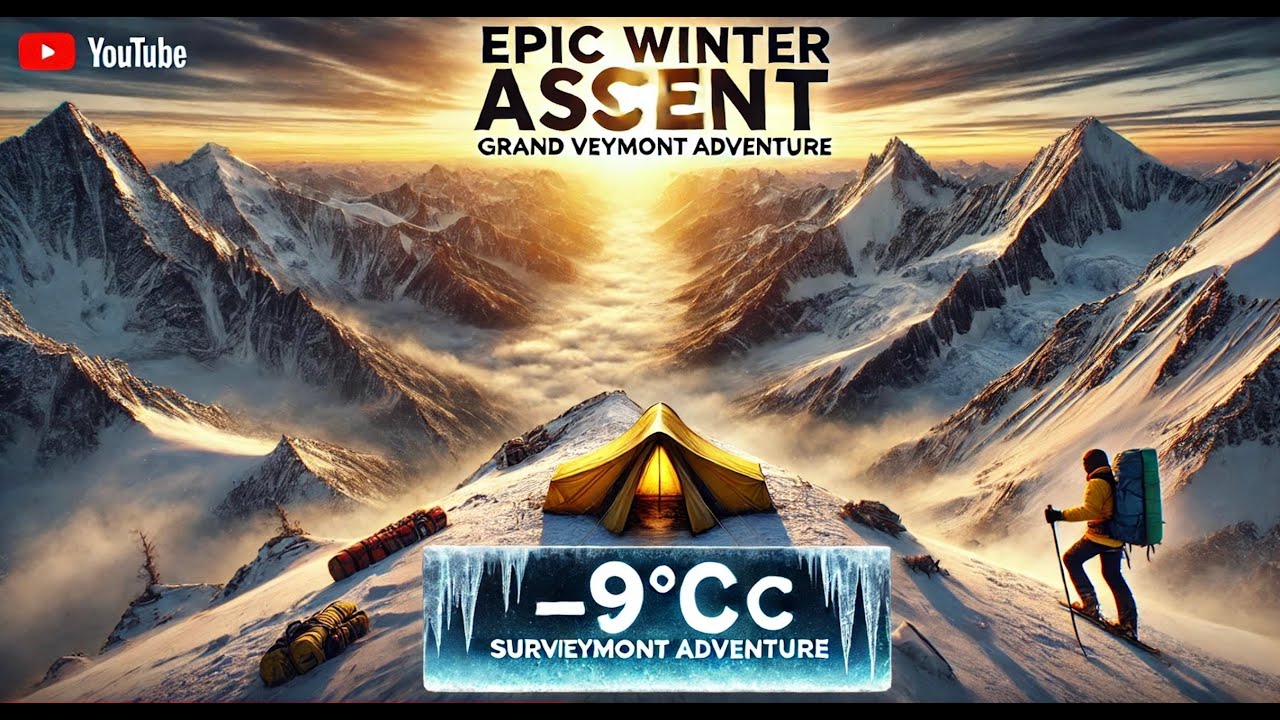 Ascension du Grand Veymont hivernale – Bivouac au sommet du Vercors !! 🏕️