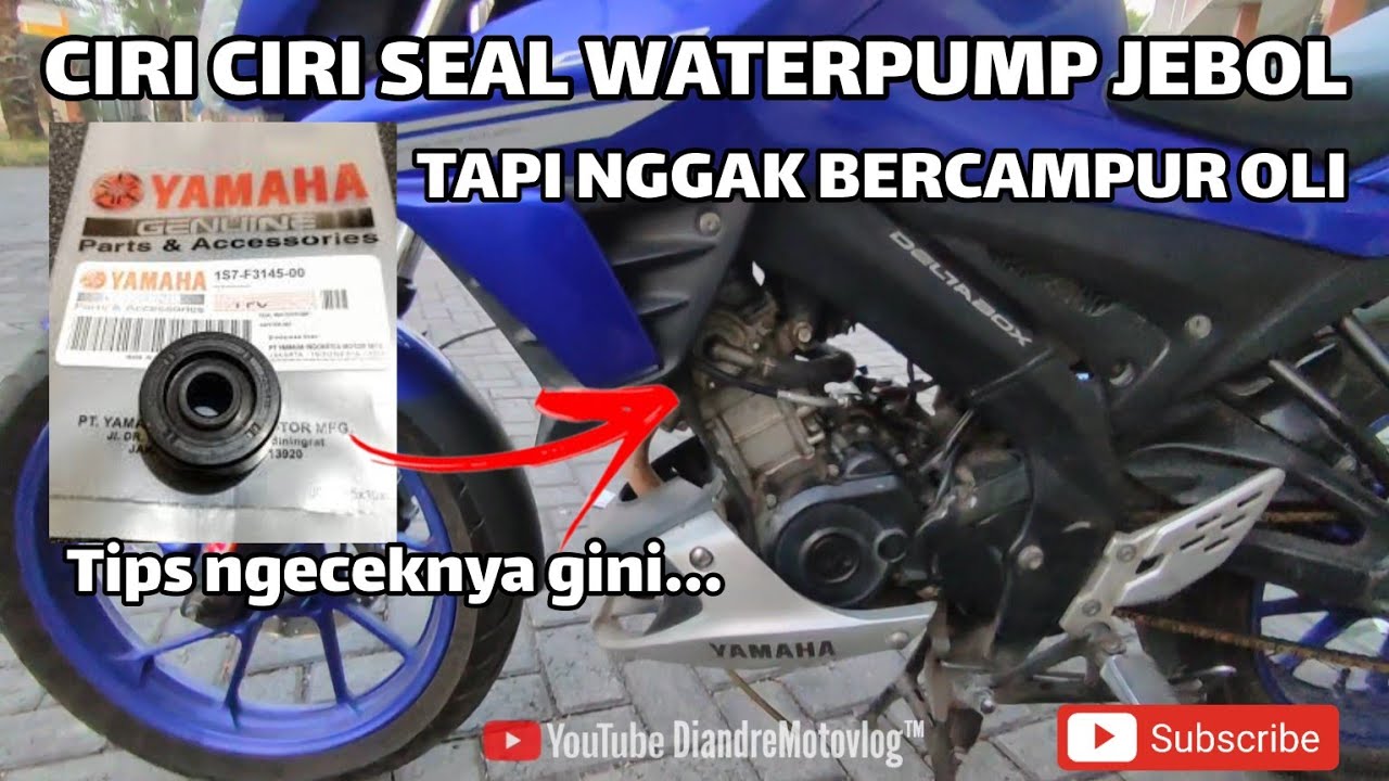 CIRI CIRI SEAL WATERPUMP MREMBES KE BLOK MESIN ATAS & CARA MENGECEKNYA