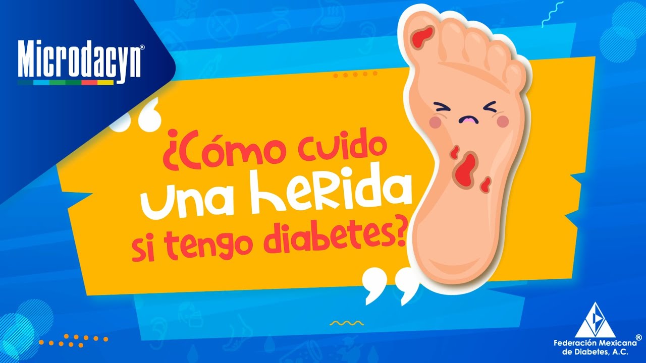 ¿Cómo cuido una herida si tengo diabetes?