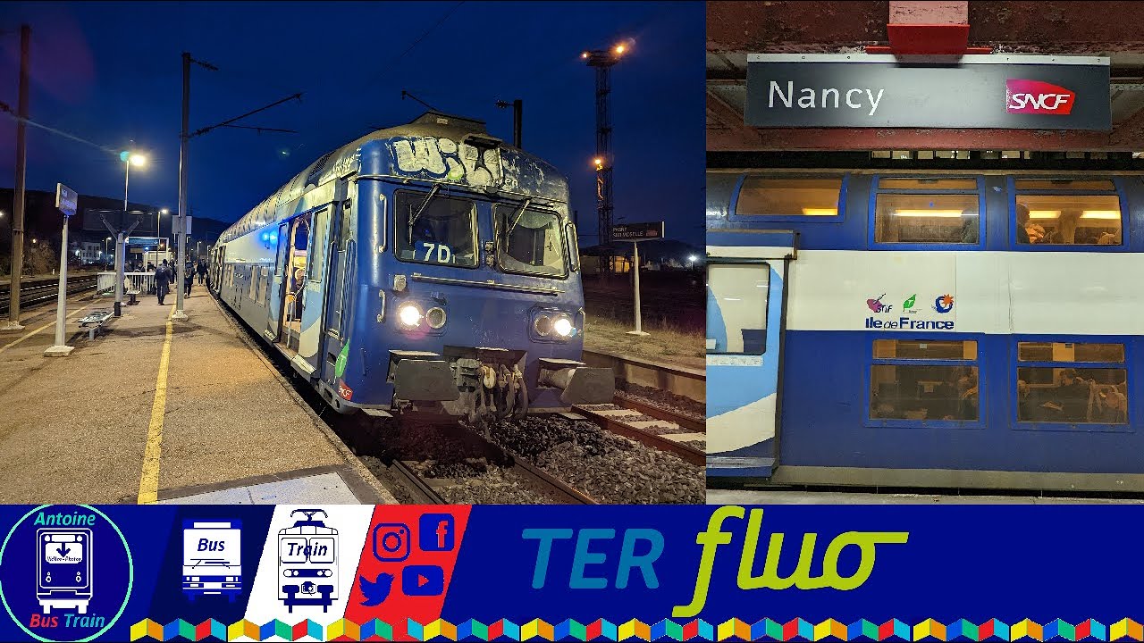 VB2N Transilien sur les TER Fluo Grand Est.