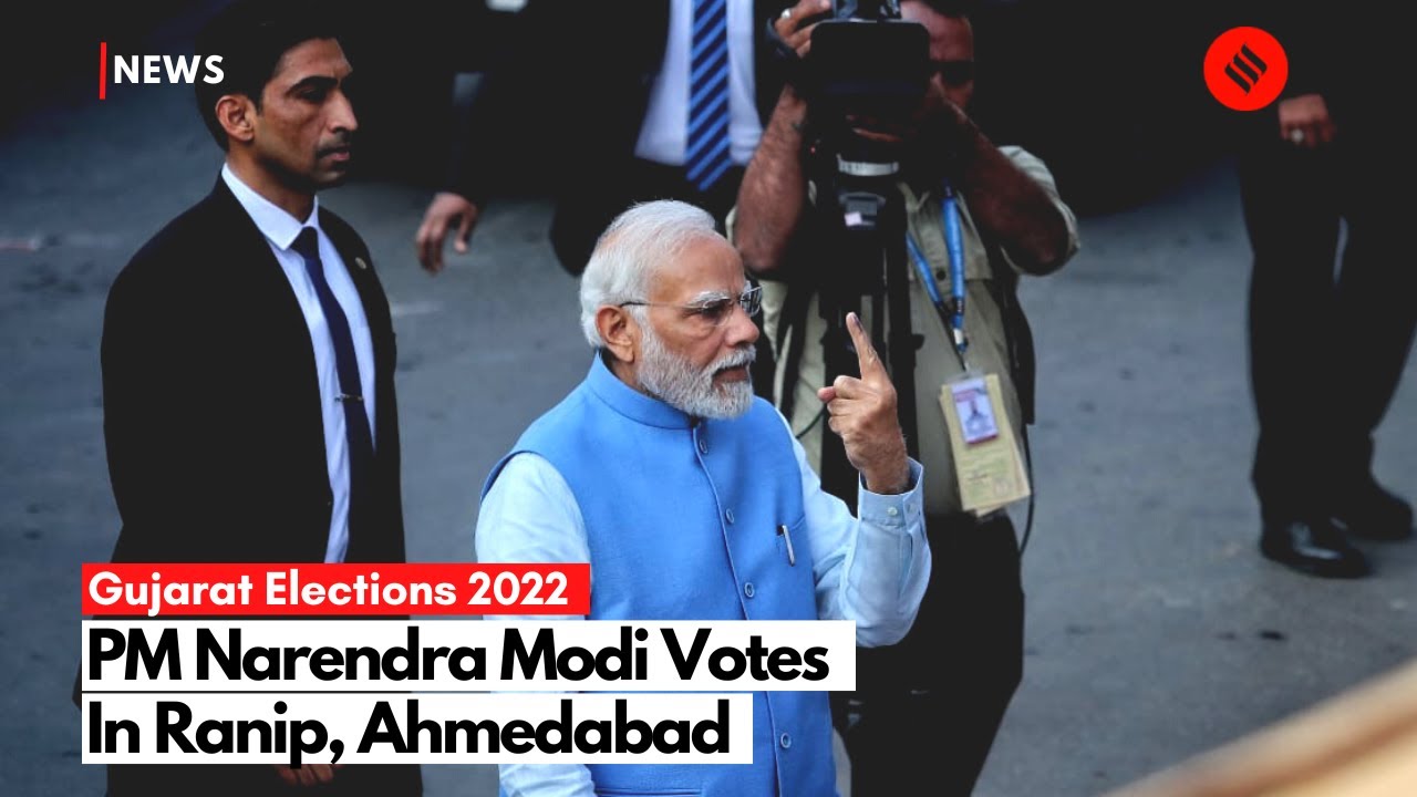 Watch: PM Narendra Modi Votes In Ahmedabad | Gujarat Elections 2022